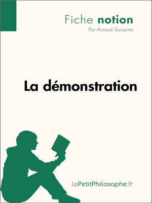 cover image of La démonstration (Fiche notion)